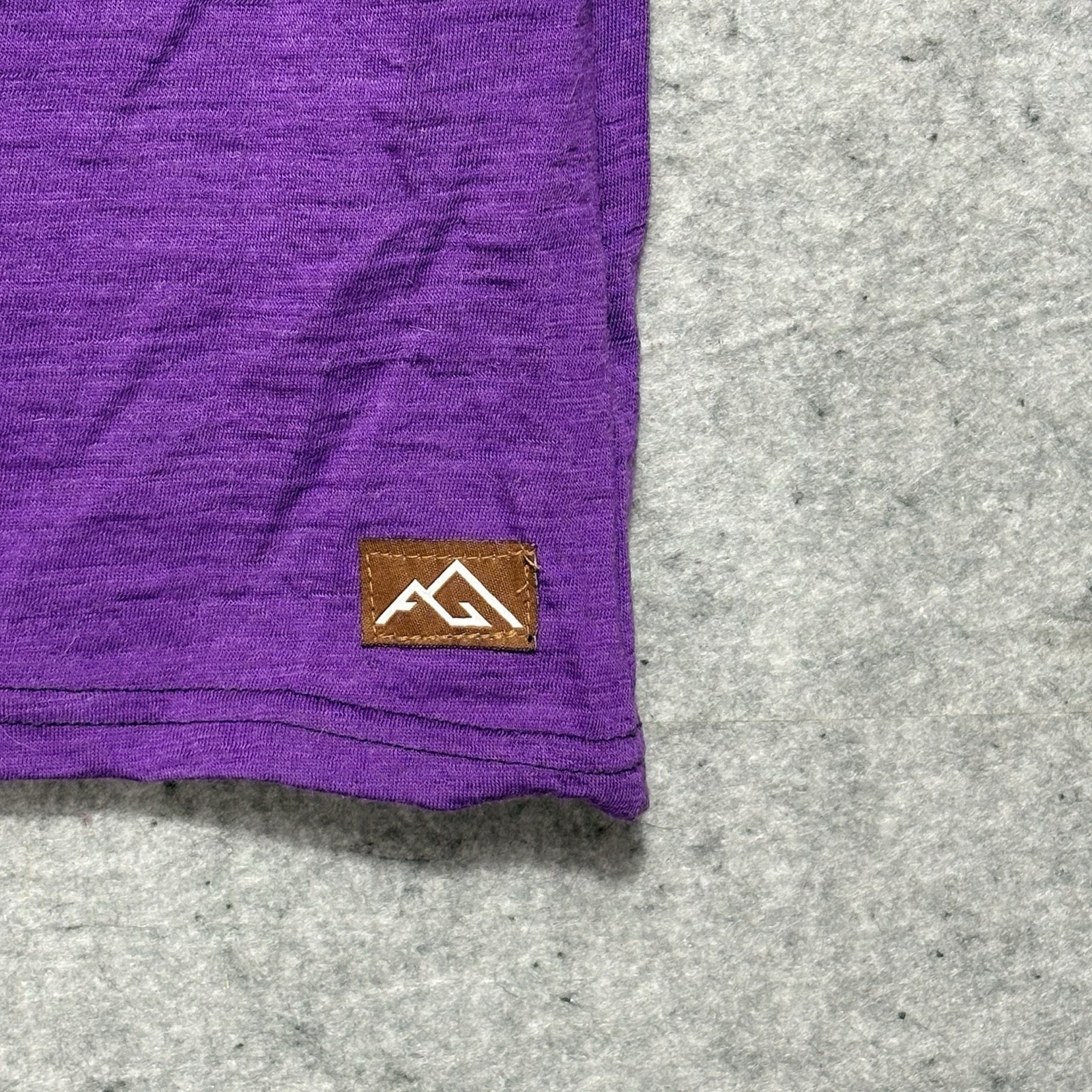 Appalachian Gear Co Alpaca Tencel Hoodie Women's Xs Purple Usa Peruvian Alpaca — image 3 of 8